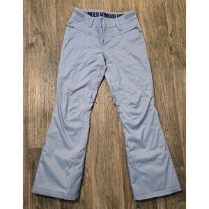 Under Armour Women's Navigate Snow Pants Ski Adjustable Sz Small Light Blue